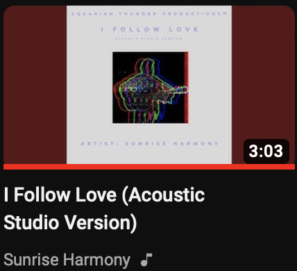 I Follow Love (Acoustic Studio Version)